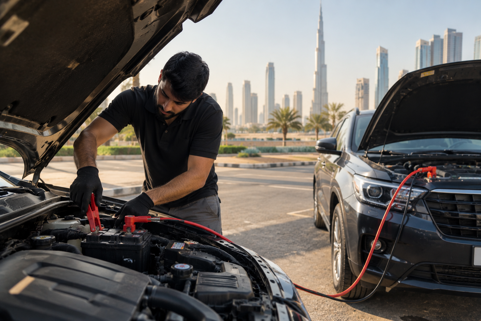 Dead Car Battery in Dubai